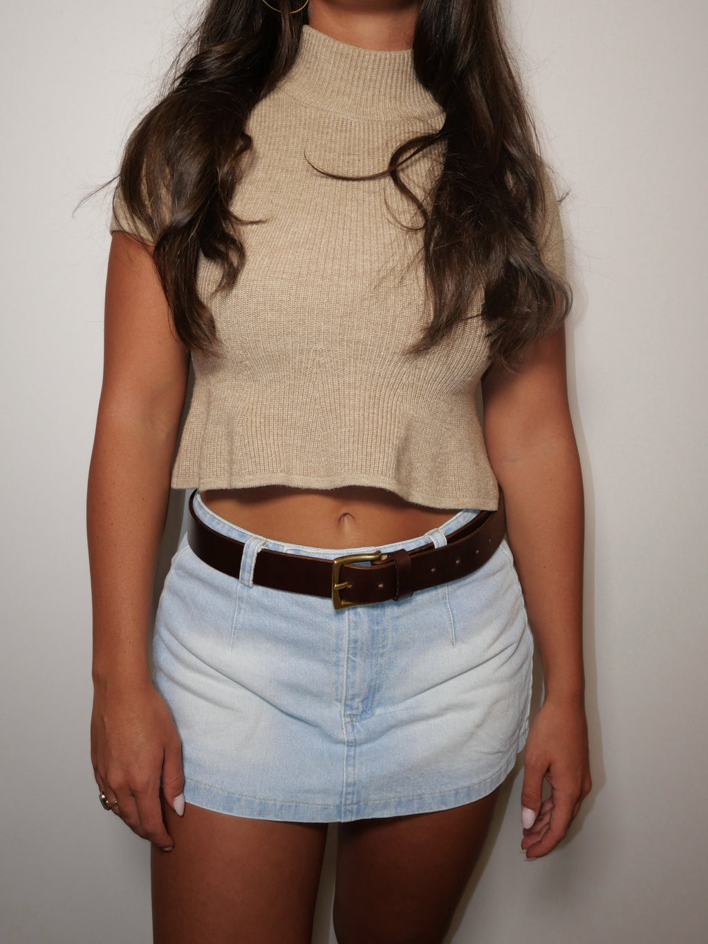 Mini Denim Skirt