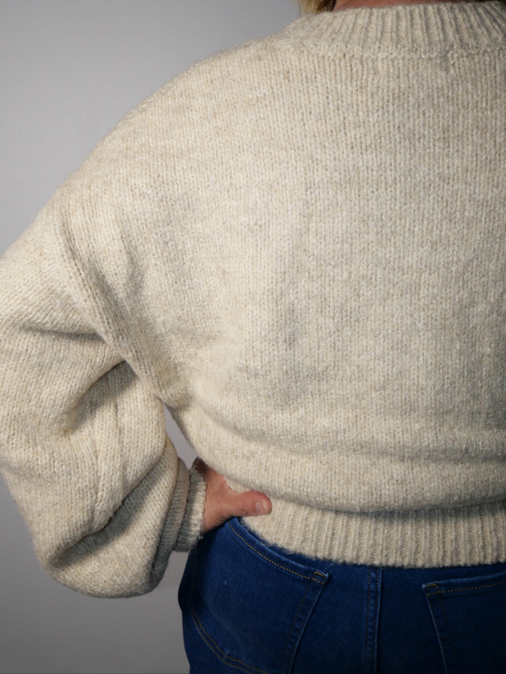 Cream Knit Cardigan